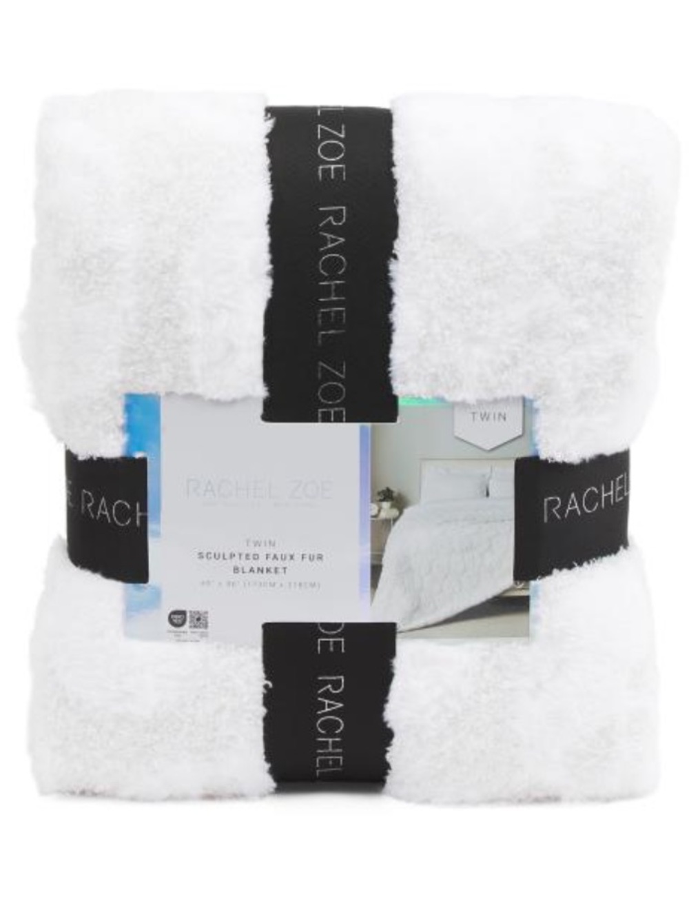 Rachel Zoe Faux Fur Skulls Blanket